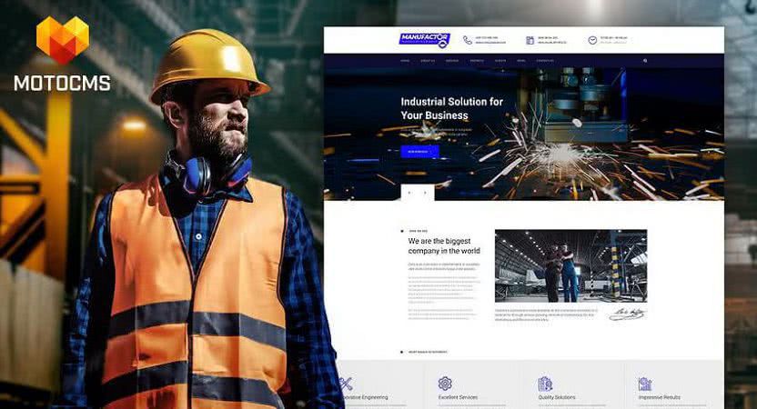 Индустриальный дизайн: создаем дизайн промышленного сайта для заводов и фабрик