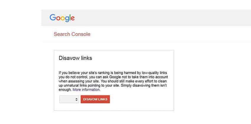 Disavow Links