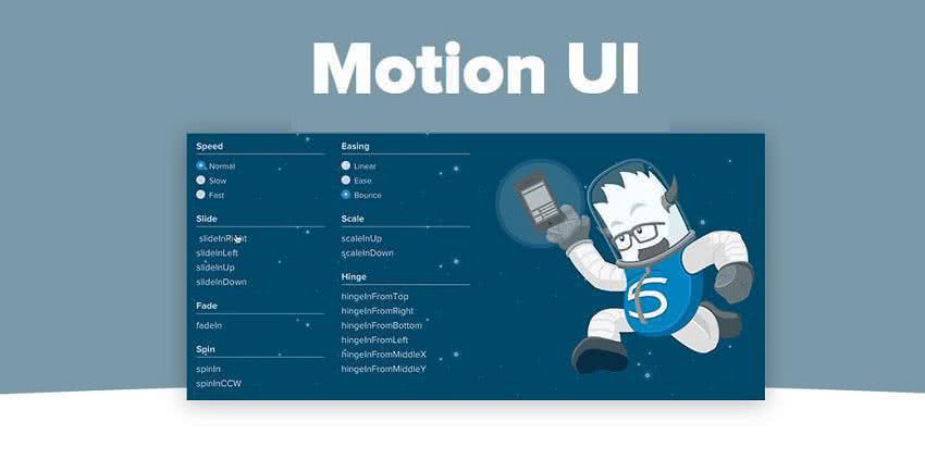 Motion UI тренды веб разработки 2018