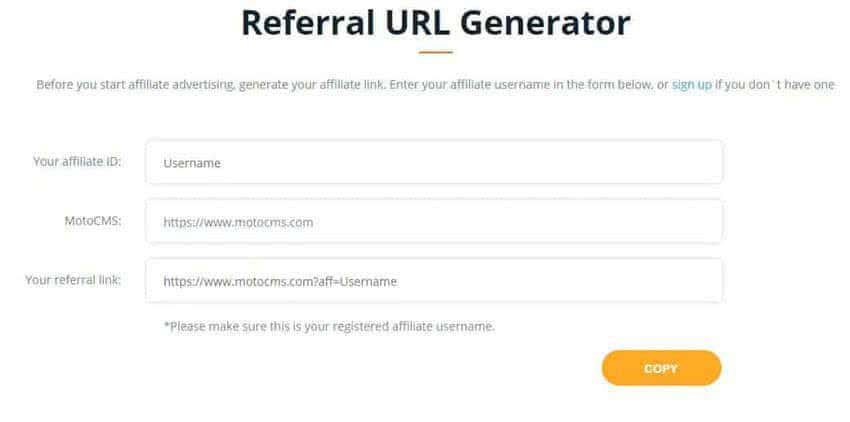 generate referral url