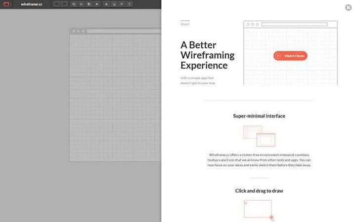 UX дизайн инструмент - wireframe