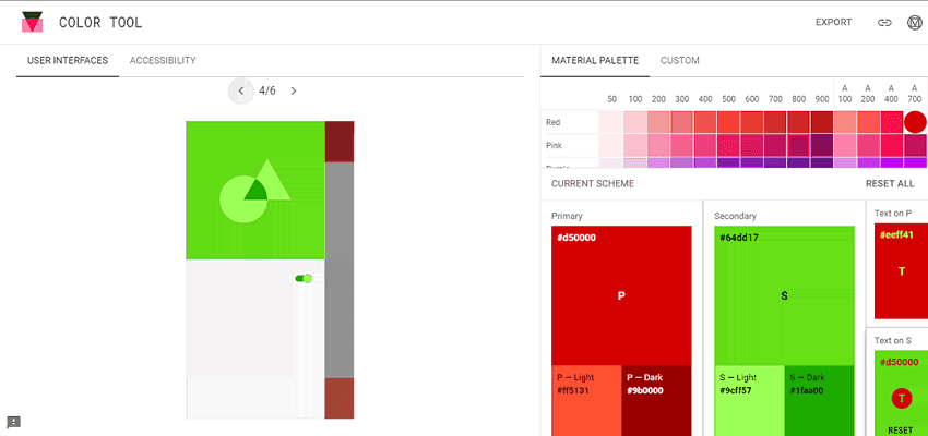 Google инструмент для подбора цветов материал