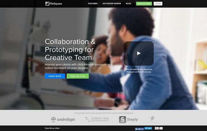 UX инструмент для совместного дизайна filesquare